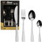 KARL HAUSMANN Besteck Set für 4 Personen - 16-Teilig - Essbesteck Spülmaschinenfest Rostfrei - Besteckset aus Edelstahl - Cutlery Set 4 People - Silverware Set - Bestecksets - Camping Besteck