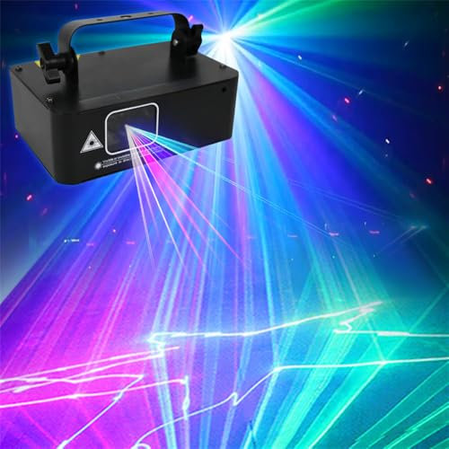 Projecteur laser couleur pour Noël, faisceau KTV, scène, animation 3D, disque laser (Style B 1PCS)