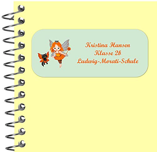INDIGOS UG® Namensaufkleber Sticker - 56x23 mm - personalisiert - 057 - Königin - 33-99 Stück für Kinder, Schule und Kindergarten - KITA Adressaufkleber für Stifte, Federmappen, Briefe