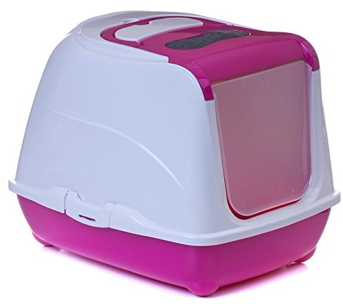 Katzentoilette Flip Cat L pink - Unterschale pink