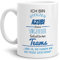 Tasse mit Spruch Stolzer Azubi Eines Ungeheuer Fantastischen Teams Weiss - Abschieds-Geschenk/Büro/Arbeit