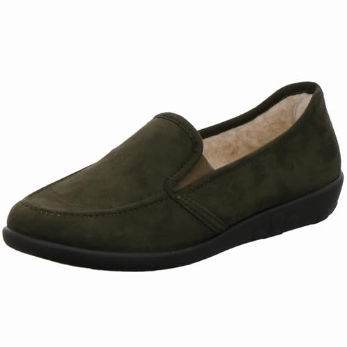 Rohde Damen Hausschuh Ballerina Slipper Fußbett Ballerup 2224, Größe:36 EU, Farbe:Grün