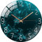 RAILONCH Leise Funk Wanduhr Funkuhr modernes Design Wanduhr Lautlos für Wohnzimmer, Küche, Büro und Schlafzimmer (G)