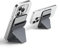 MOFT Magnetischer Handy Wallet Ständer, Veganem Leder Kartenhalter Stand Kompatibel mit Magsafe iPhone 16 15 14 13 12 Serie, 3 Betrachtungswinkel