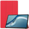 Lobwerk Funda para Huawei MatePad Pro 2021 12.6 Funda Delgada con Función Stand y Auto Sleep/Wake, Rojo