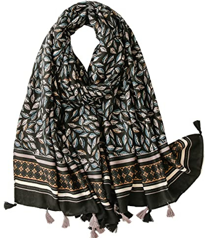 FAIRYGATE Women's Scarves & Wraps Scarves for Women Handcrafted Tassel Scarf Wrap Shawl Stole Ladies Scarfs Gifts- 10+ Colours 66007