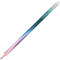 Maped - ergonomischer Drei-Kant-Bleistift NIGHTFALL HB mit Radiergummikopf - 6 Stück, Mehrfarbig