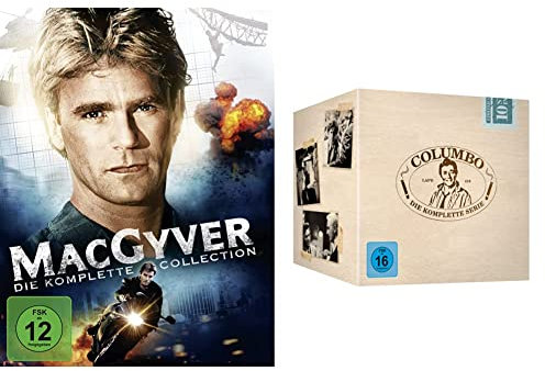 MacGyver – Die komplette Collection [38 DVDs] & Columbo - Gesamtbox [35 DVDs]