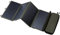ELECOM NESTOUT Panneau Solaire Portable, Double Ports USB-A, Chargeur de génération d'énergie 28 W pour téléphone Camping, Nylon indéchirable Durable, résistant à l'eau, Pliable, léger, Supports