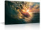 TISHIRON Canvas Wall Art Ocean Waves Painting Wall Decorations for Living Room Bedroom Modern Fashion Family Bathroom Hang Pictures Wall Artwork Office Canvas Art Prints Framed Ready to Hang (12X8in)