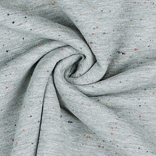 0,5m Sweat-Stoff Cosy Colours Meterware Oeko-Tex Sweatstoff Sweat Farbwahl, Farbe:022 - ecru