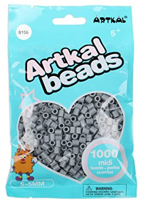 Artkal® Midi 5 mm Bügelperlen Beads / 1000 Stück/S-159 Oslo Gray