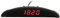 Jufjsfy 3In1 Car 12V LED Voltmeter Spannung Temperatur Uhr Thermometer Kfz, Rot