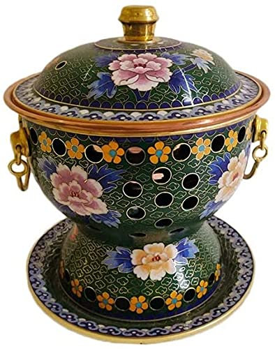 Hot Pot Kupfer Traditionelle Mongolische Hot Pot Mode Langlebige Holzkohle Hot Copper Haushalt Küche Altmodische Suppe Pot Old Peking Feuerkessel for Restaurants, Familienessen Verwendet