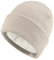 Van Der Rich ® - Strickmütze Pelz Innenseite Für Damen und Herren (Beige, One Size)