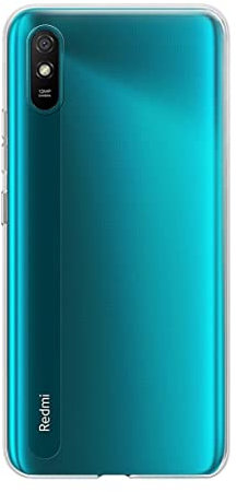 Hülle für Xiaomi Redmi 9A/9AT Handyhülle aus Transparent Silikon Flexible Stoßfeste Ultra Dünn Durchsichtig Weich Handyhülle Kratzfeste Schutzhülle (Xiaomi Redmi 9A/9AT, Transparent)