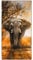 Violetpos Schnell Trocknende und Leichte Strand Handtücher Strandtuch groß 90x180 cm Schnelltrocknendes Mikrofaser Bedrucktes mit Afrikanischer Elefant Sonnenuntergang
