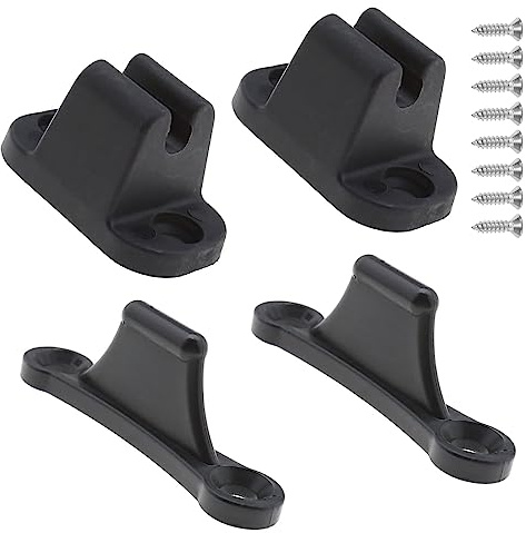 JAWAI 2 Pezzi Kit Fermo Porta Camper, Fermaporta Camper Gancio, Fermaporta a Forma di T, Fermaporta per Camper, Fermo per Porta Roulotte, per Serratura della Porta, Camper, Roulotte, Barche, Armadi
