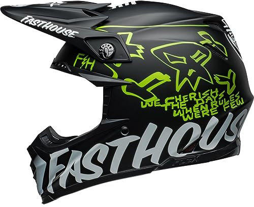 BELL Motocross-Helm Moto-9S Flex Schwarz Gr. L
