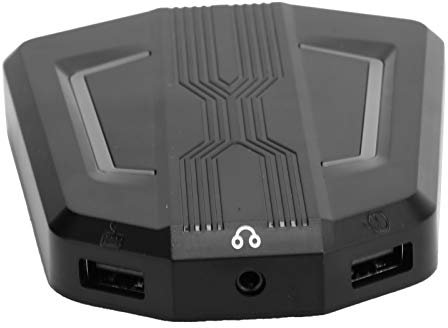 Adaptateur Clavier Et Souris pour Console de Jeu, Convertisseur de Connexion Filaire, Adaptateur Clavier Et Souris Portable pour PS, Manette de Jeu pour Console de Jeu Switch