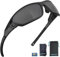 Sportbrille für Damen & Herren – Sonnenbrille für Sport, Laufen, MTB & Outdoor Modell: QOOL & EAZY Set (Q11BK-SK)