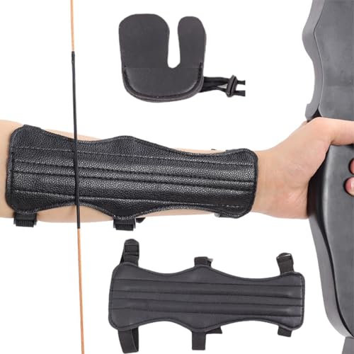 RDNKVB Traditioneller Armschutz Kurz Edition Zubehör für Bogenschießen Pfeil und Bogen Bogensport