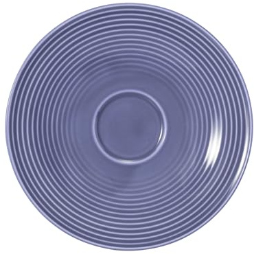 Seltmann Weiden [DL] Beat Kombi-Untertasse groß 16,5 cm rund mit Relief Fliederblau [RAB] [SP] UVP: 8,50