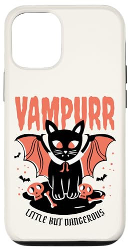iPhone 12/12 Pro Vampurr Little But Dangerous Cat Cute Vampire Design Case