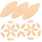 Gatuida Wood Biscuits for Woodworking Joiner Biscuits Set 100pcs Woodworking Supplies Crafting Furniture Construction