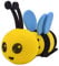 Honey Bee Car Antenna Topper Lovely Yellow Bee Car Aerial Toppers Funny Bumble Bee Ornaments for Automobile Roof Decorative (1PCS)