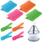 STFYUG 48 Pinzas para la Ropa Incluye 2 Cesta Pinzas Ropa, Pinzas Ropa, Pinzas Ropa Que No Dejan Marca, Clips de Plástico Estables Antideslizantes, Ideales para Calcetines, Toallas, Ropa