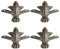 Whyzsjnclg Metallbeine für Möbel, 4pcs Metallmöbel Beine, antike Sofa dekorative Füße für Kleiderschrank Tee Tisch Arbeitstop Regale Bett