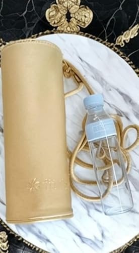 Thermo Tasche für Flasche, Kühltasche Thermotasche, Flaschenhülle, umhängetasche, Isoliertasche für Flaschen/Dosen Festivals, Gold