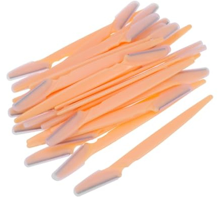 VILLFUL 30 Pezzi Taglia Sopracciglia Facciali Modellatore Portatile Per Sopracciglia Giallo