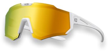 KED Ghost Kids Fahrradbrille – Ultraleicht, Stoßfeste Polycarbonat-Gläser, UV-Schutz, Für Kinder im Alter von 2-6 Jahren