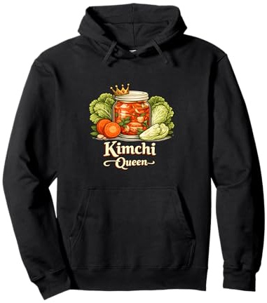 Kimchi Queen Fermentazione Lover Design Felpa con Cappuccio