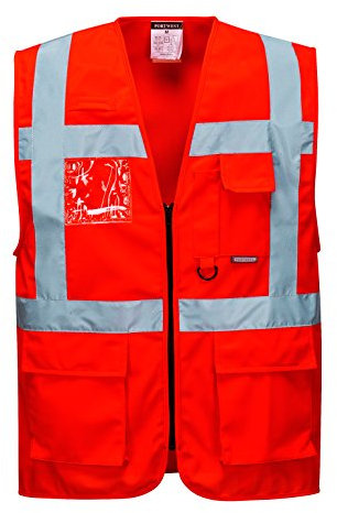 Portwest BERLIN EXEKUTIV WESTE, Größe: XL, Farbe: Rot, S476RERXL