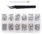 Klare Strasssteine mit flacher Rückseite zum Basteln, 4200 Stück, runde Kristall-Edelsteine, Aufkleber für Kleidung, 1,5–4,8 mm, 6 Größen
