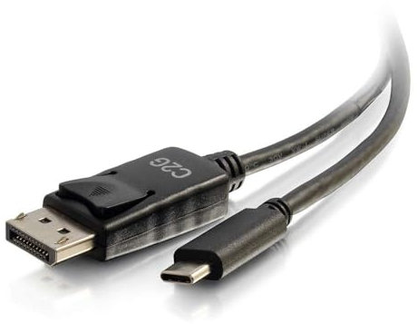 C2G 0.3M (1ft) USB-C to DisplayPort™ Adapter Cable 4K 30Hz - Black