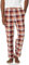 Amazon Essentials Men's Breathable Flannel Pyjama Trousers (Available in Big & Tall), Burgundy Orange White Plaid, XL