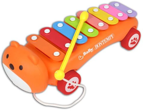 Bontempi | BabyMelody: Xilofono con Ruote per Piccoli Musicisti in Movimento, 340x135x120 mm