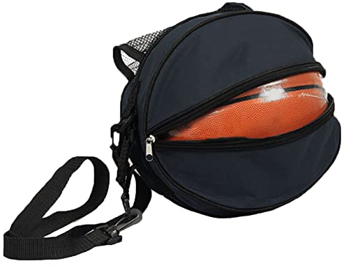 Waterproof Basketball Carrying Bag Single-Shoulder Rounded Volleyball Ball Bag Portable Football Bag for Balls Volleyball Holder Bags Soccer Ball Carrier Training Sport Bag Football Storage Bag