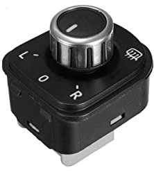 Generic Auto Seitenspiegel Schalter für VW Golf 5, 6-Wege, Druckknopf, Automatik, Oberflächenmontage, 5K0959565