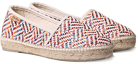 Toni Pons Mehrfarbige Bast-Espadrilles für Damen - ALMA-MS - Multi, 38 EU