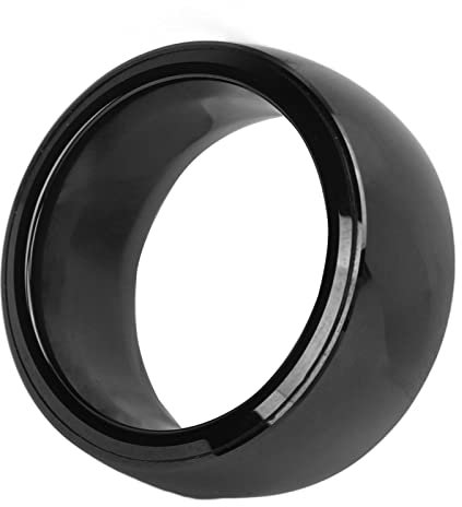 Keenso R4 Smart Ring, Herren R4 Smart Ring Wasserdichter Keramik-NFC-Ring für Android-Telefone Männer Frauen (Größe 10)