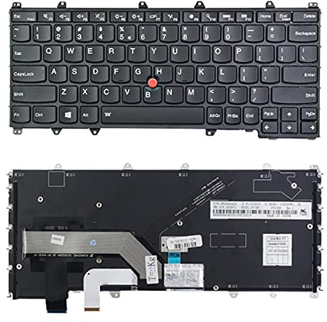 Ersatz-Tastaturen US-Version-Tastatur mit Rücklicht für Lenovo ThinkPad Yoga 260 / Yoga 370 / X380 Ersatz-Tastaturen