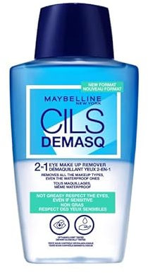 GEMEY - Cils Demasq 2 en 1 Waterproof - Démaquillant yeux - 150mL - Formule douce et efficace pour un nettoyage parfait - Hygiène et beauté - Lot De 3 - Vendu Par Lot