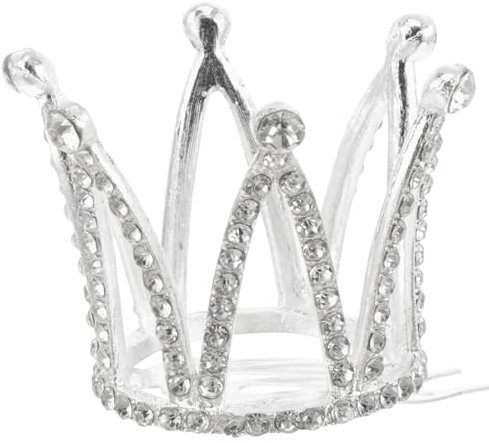 PACKOVE Prinzessin Stirnbänder Kronen-haarschmuck Kleine Kristall-strass-krone Mini-haarkamm Mit Krone Alte Königin Hochzeitstorte Prinzessinnenkronen Für Kinder Jahrgang Baby Haarkrone