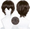 NiceLisa Synthetische Perücken Osamu Dazai Kurz Tief Braun Lockig Männer Frauen Perücke Anime Show Comic Cosplay Kostüm Perücken