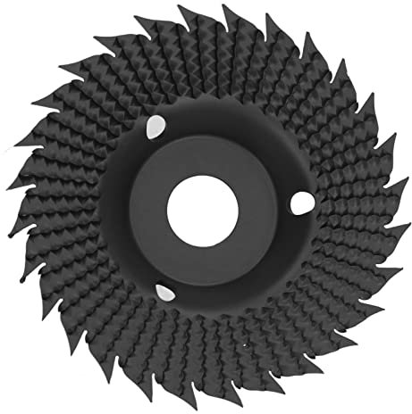 CruSio Winkelschleifer, Schleifscheibe, Edelstahl, Bogenpolieren, Formscheibe, Dornscheibe, Bogen, Hobel, Abgeschrägte Schleifscheibe Für Heimwerker-Holzbearbeitungswerkzeuge (Schwarz)/Schwarz